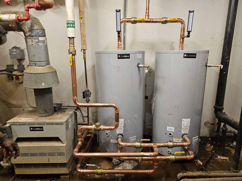 commercial water heating system